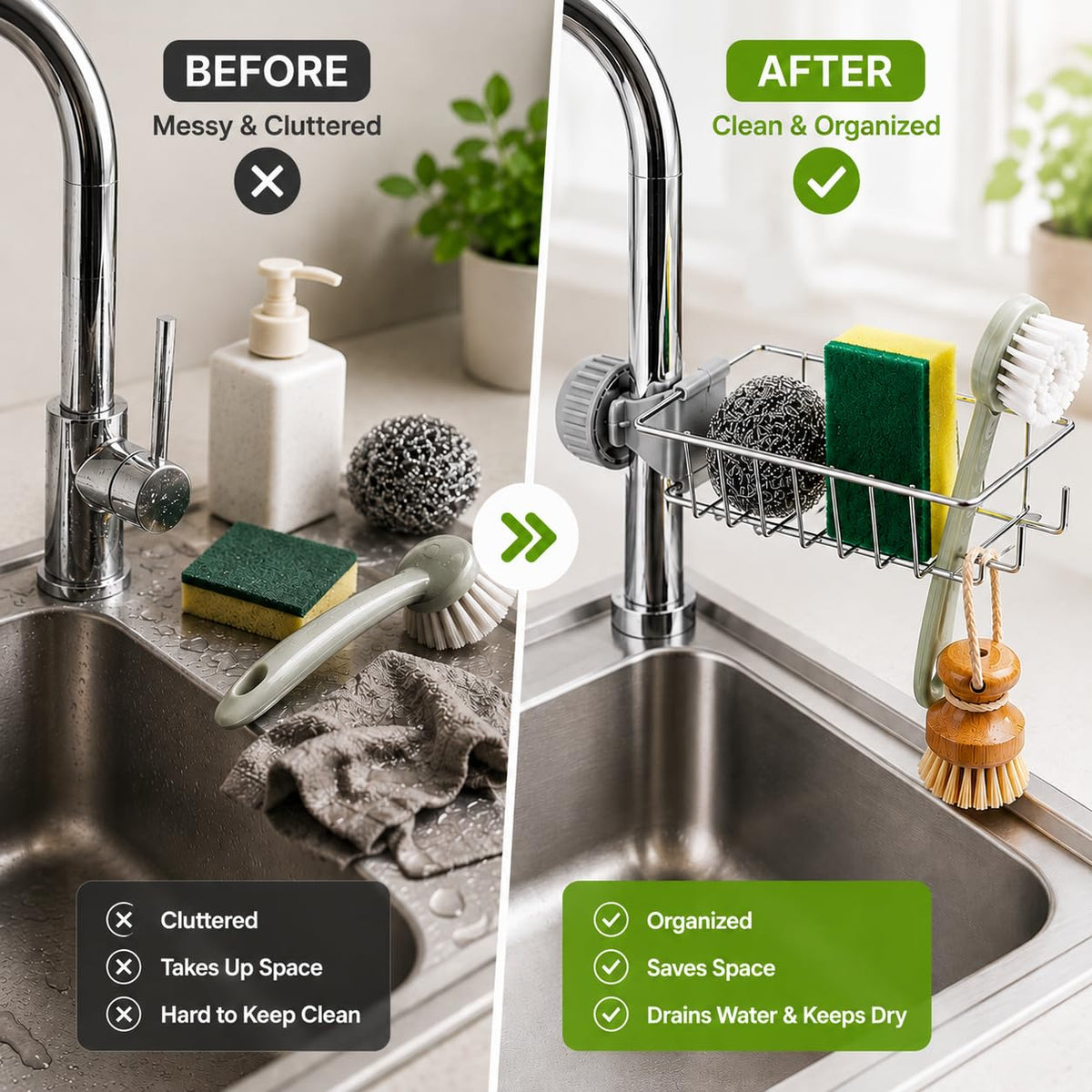 Kitchen Sink Sponge Holder